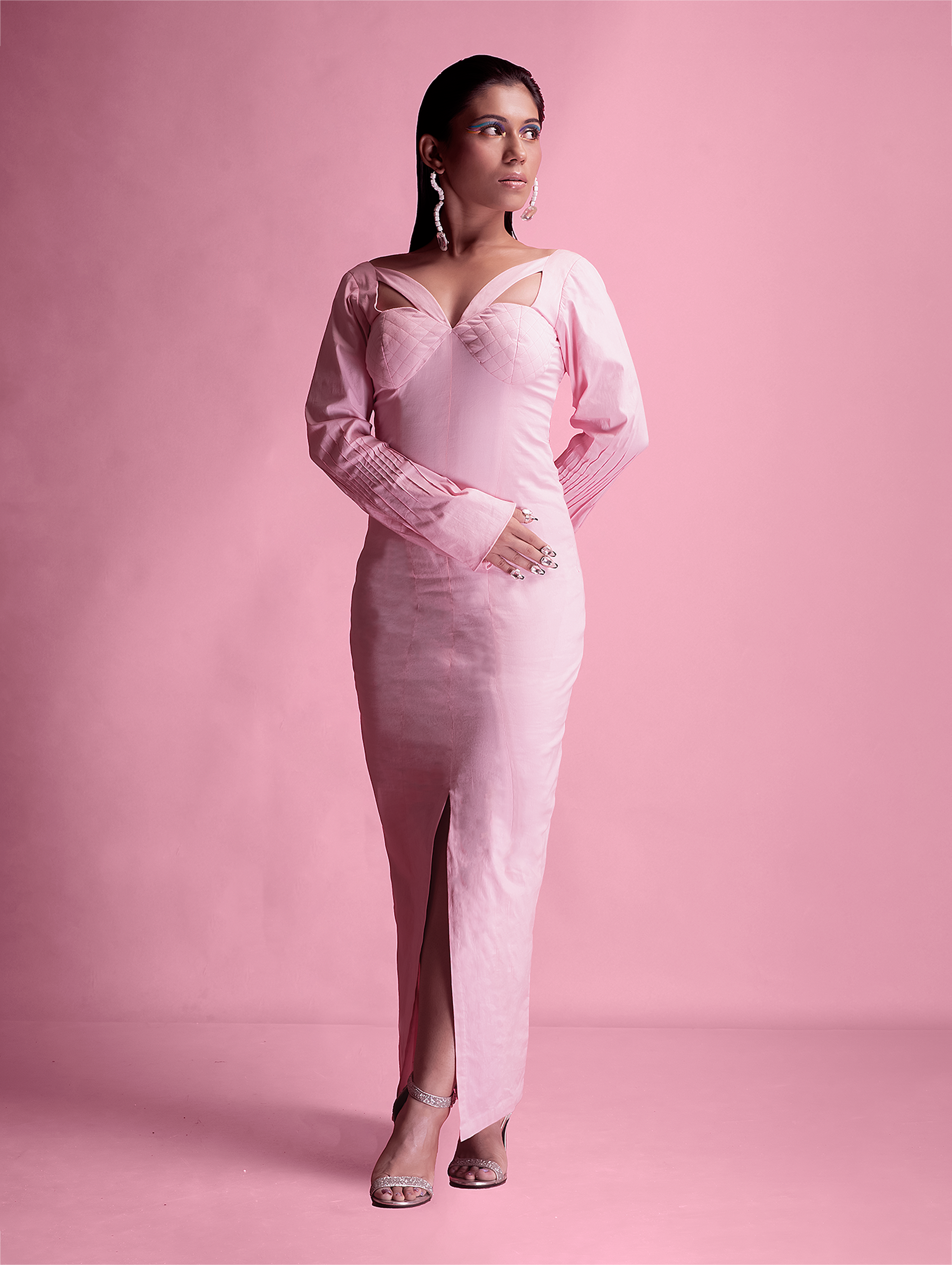 SOVARANA-Blush Seraph Gown View 1