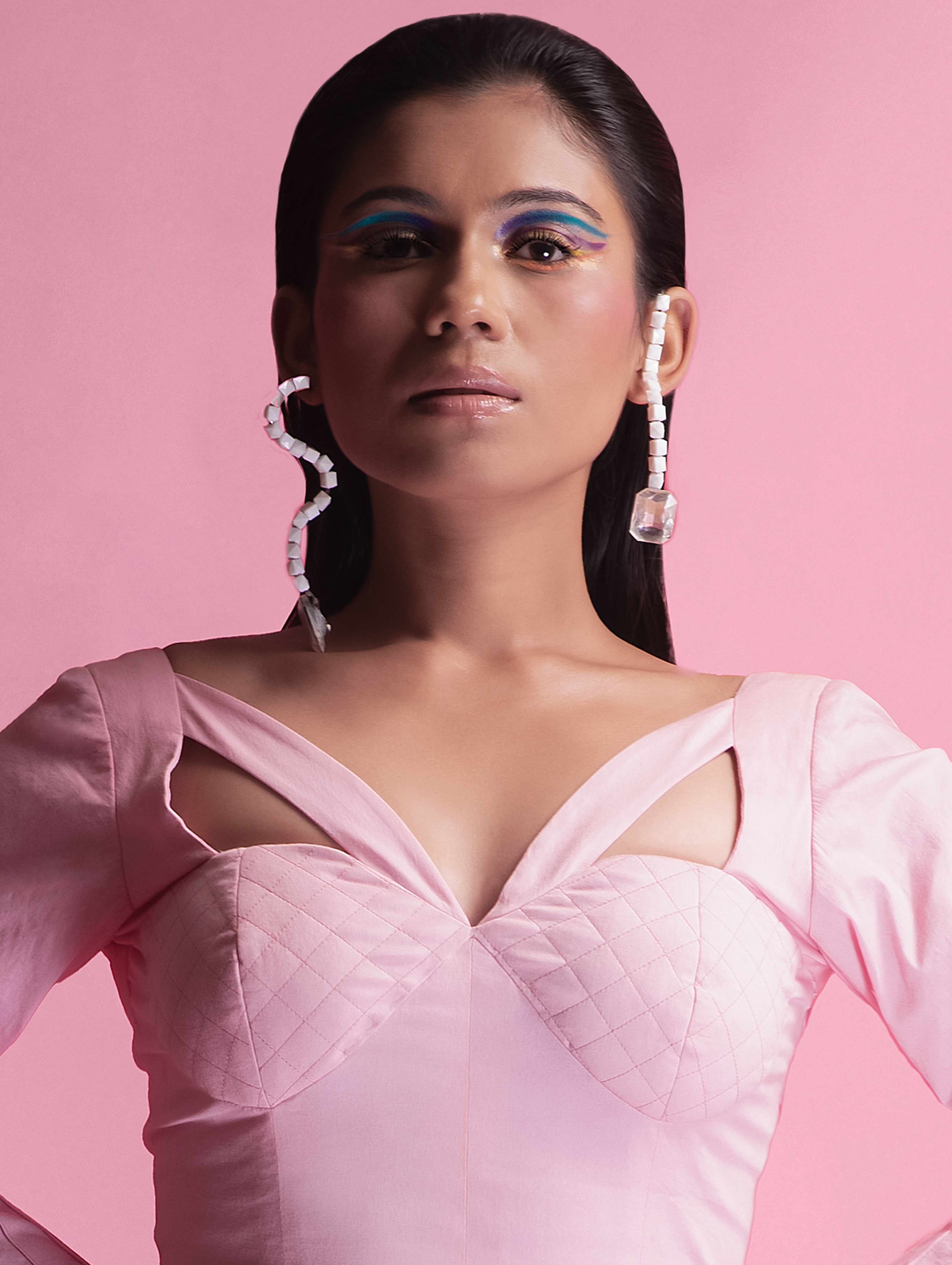 SOVARANA-Blush Seraph Gown View 2