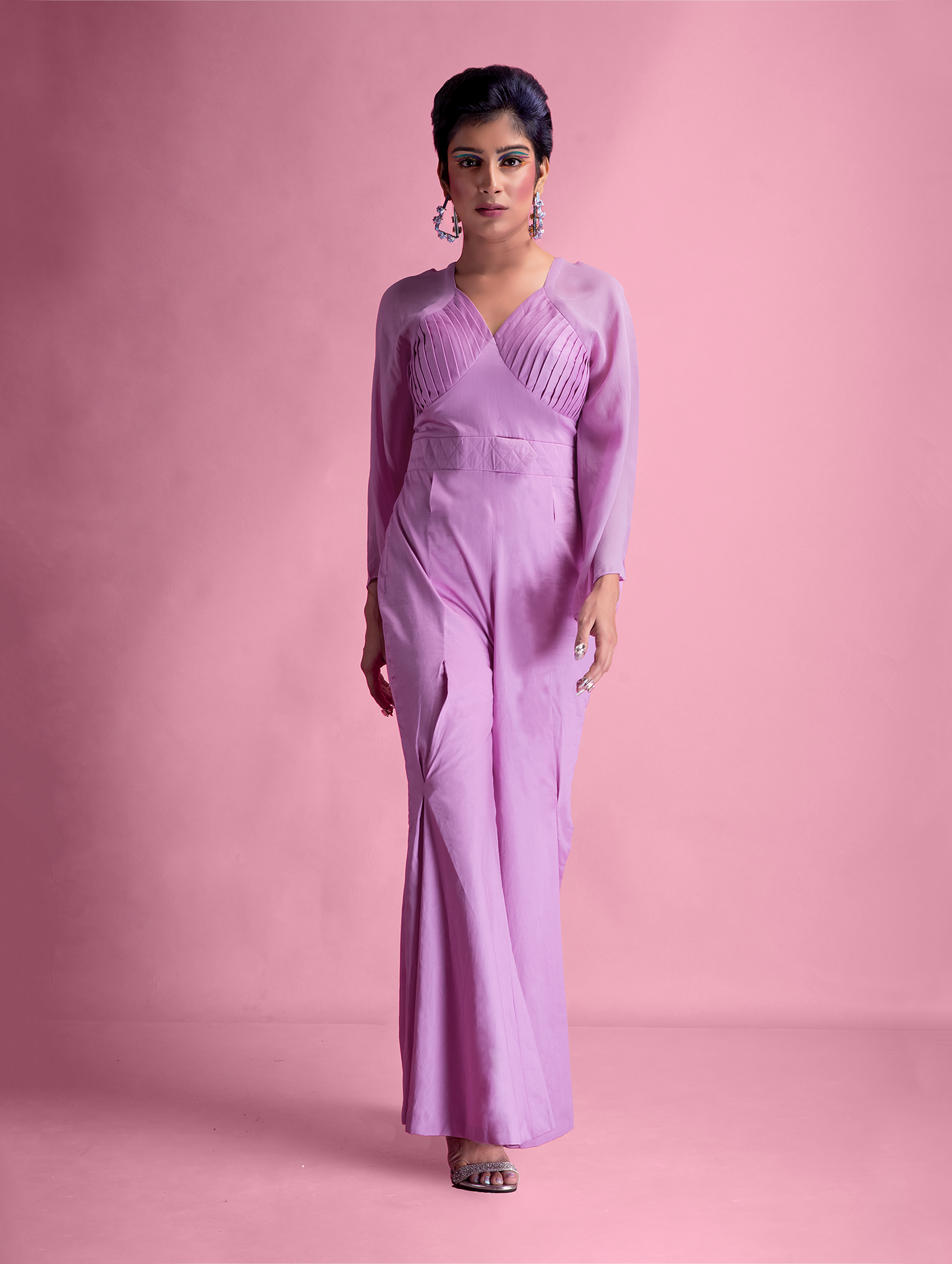 FOCOSA-Violet Echo Jumpsuit View 1